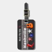 ナッシュビル – ラゲージタグ (正面縦)
