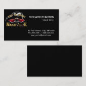 ナッシュビル。音楽の街 名刺 (正面/裏面)