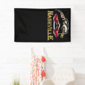 ナッシュビル。 音楽の都市 横断幕 (インサイチュ)