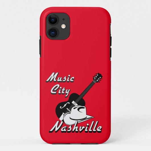 ナッシュビル。 音楽都市 Case-Mate iPhoneケース (裏面)