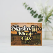 ナッシュビル, TNヴィンテージミュージックシティカセットはがき ポストカード (スタンド正面)