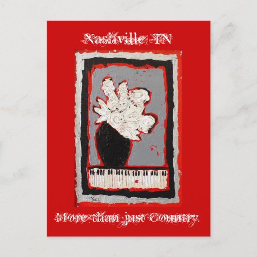 ナッシュビル、TN、単なる国のはがき以上 ポストカード (正面)