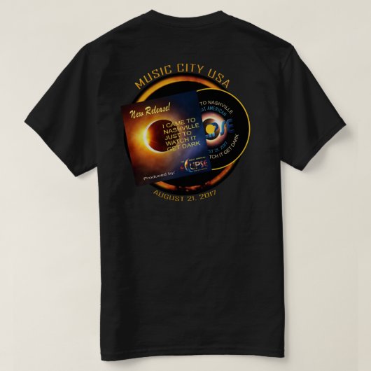 ナッシュビルEclipse新しいリリースのメンズシャツ Tシャツ (デザイン裏面)