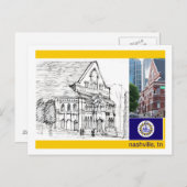 ナッシュビルTN：はがき ポストカード (正面/裏面)