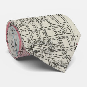 ナッシュビルTN (1901年)のヴィンテージの地図 ネクタイ