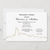 ナッシュヴィルテンスカイライン概要リハーサルディナー 招待状 (正面)