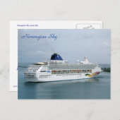 ナッソーで空を回る ポストカード (正面/裏面)