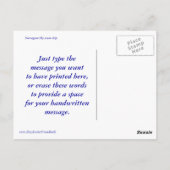 ナッソーで空を回る ポストカード (裏面)