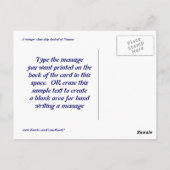 ナッソーのはがきにドッキング ポストカード (裏面)