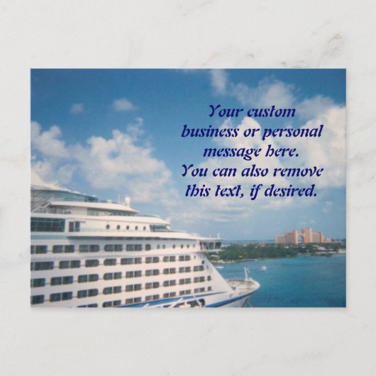 ナッソーのはがきにドッキング ポストカード (正面)