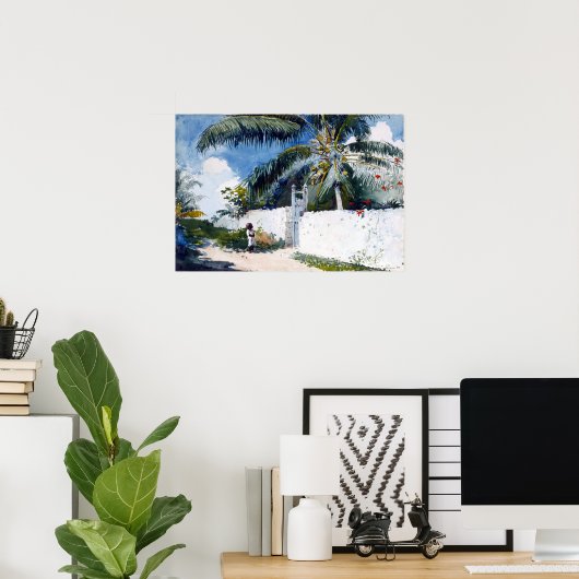 ナッソーのウィンスロージーホーマーAガーデン ポスター (ホームオフィス)