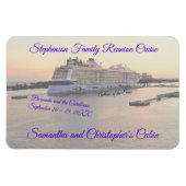 ナッソーハーバークルーズシップ客室ドアマーカー マグネット (横)