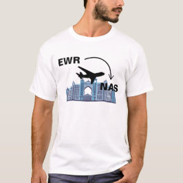 ナッソーバハマへのトラベルシャツ Tシャツ