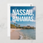ナッソーバハマトラベルアート ポストカード (正面/裏面)