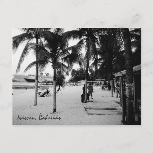 ナッソーバハマハガキ ポストカード (正面)