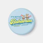 ナッソーバハママグネットバケーションクルーズスイミングピグ マグネット (正面)