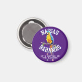 ナッソーバハママグネットバケーションクルーズパロット マグネット (正面/裏面)