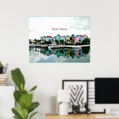 ナッソーバハマリーナポストカード ポスター (ホームオフィス)