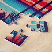 ナッソーバハマレトロサンセットサミナリー1950s ジグソーパズル (側面)