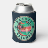 ナッソーバハマレトロ旅行土産1950s 缶クーラー (缶裏面)