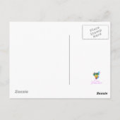 ナッソーバハマ旅行ビーチポスター ポストカード (裏面)