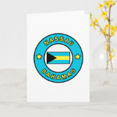 ナッソーバハマ カード (黄色い花)