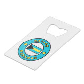 ナッソーバハマ クレジットカード栓抜き (正面アングル)