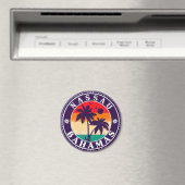 ナッソーパームツリーバハマヴィンテージ土産80s マグネット (インサイチュ (食洗機))