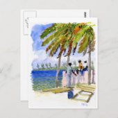 ナッソービーチはがき ポストカード (正面/裏面)