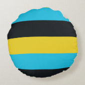 ナッソー国旗の色 ラウンドクッション (裏面)