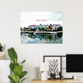 ナッソー、バハマの風光明媚な写真 ポスター (ホームオフィス)