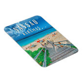 ナッソー： L'le paradisaque des Bahamas マグネット (右側)