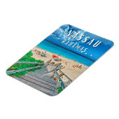 ナッソー： L'le paradisaque des Bahamas マグネット (左側)