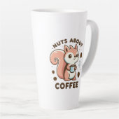 ナッツが大好きな可愛いリス コーヒー好きに贈る面白グッズ カフェラテマグ (右アングル)