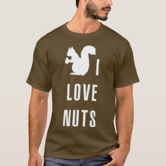 ナッツが大好き Tシャツ