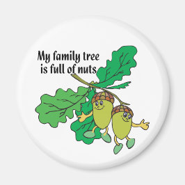 ナッツでいっぱいである マグネット