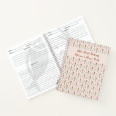 ナッツについてベーキングくるみ割りおもしろいカーホリデーレシピ ノートブック (内部)