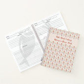 ナッツについて料理くるみ割りおもしろいカーホリデーレシピ ノートブック (内部)