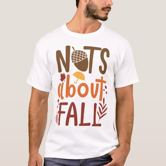 ナッツについて秋秋引用文 Tシャツ (正面)