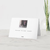 「ナッツの喜び」ホリデーカード（白紙） シーズンカード (裏面)