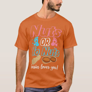 ナッツまたはナッツのいとこがあなたを愛するベビージェンダーrevea tシャツ