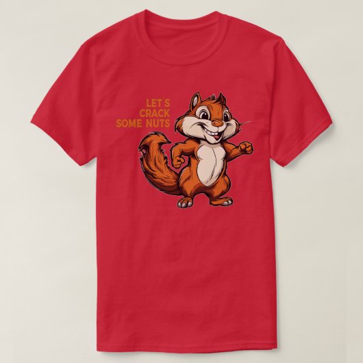 ナッツを割ろう Tシャツ (デザイン正面)