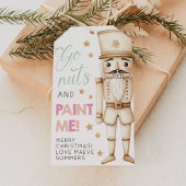 ナッツを塗ってクリスマスの子供用衣装を作ろう! ナッツの兵隊タグ ギフトタグ