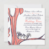 ナッツアバウトユーリス結婚式招待状 招待状 (正面)