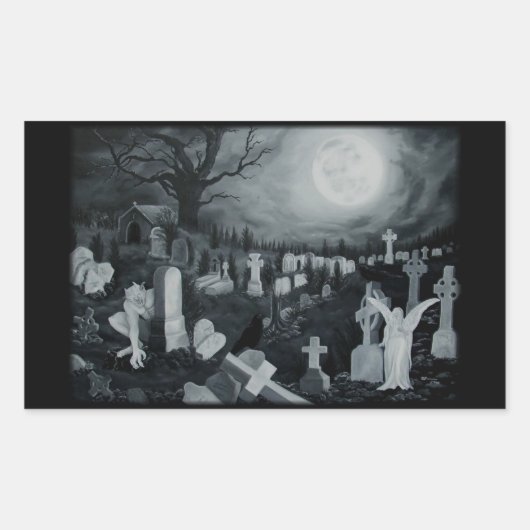 ナッツオーフデムフリートホフエンゲルミットチュフェル 長方形シール (正面)