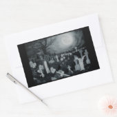 ナッツオーフデムフリートホフエンゲルミットチュフェル 長方形シール (封筒)