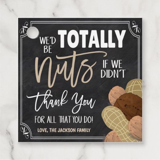 ナッツギフトラベル フェイバータグ (正面)