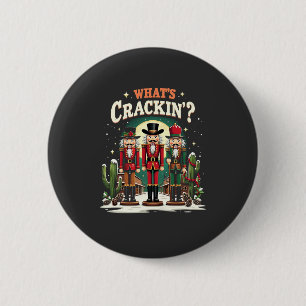 ナッツクラッカーサボテンクリスマス面白グッズ 缶バッジ