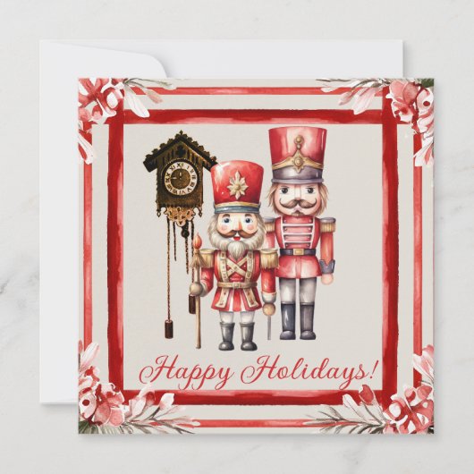 ナッツクラッカー兵隊と時計職人のコウコウ鳥 招待状 (正面)