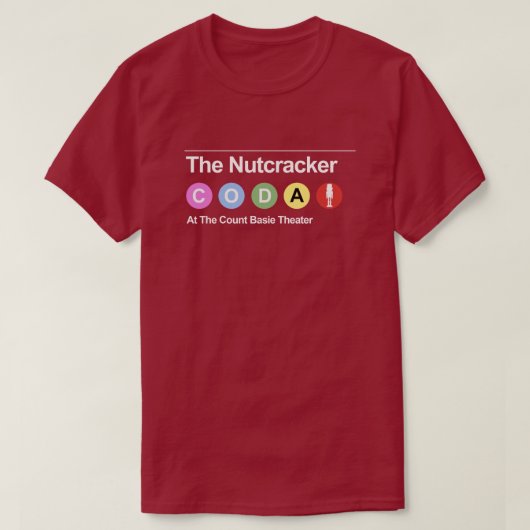 ナッツクラッカー・サブウェイ Tシャツ (デザイン正面)